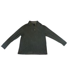 Men XXL Jeremiah Gray Henley Long Slv Tee Shirt Top Cotton Workwear Snap Button